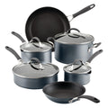 A3 Series with ScratchDefense Nonstick Induction Pots and Pans Cookware Set, 10-Piece, Graphite