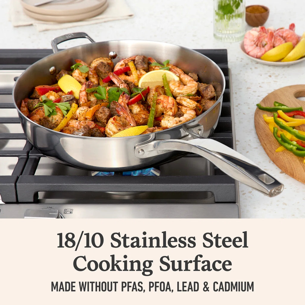 Premier 5-Ply Stainless Steel 8-Piece Cookware Set