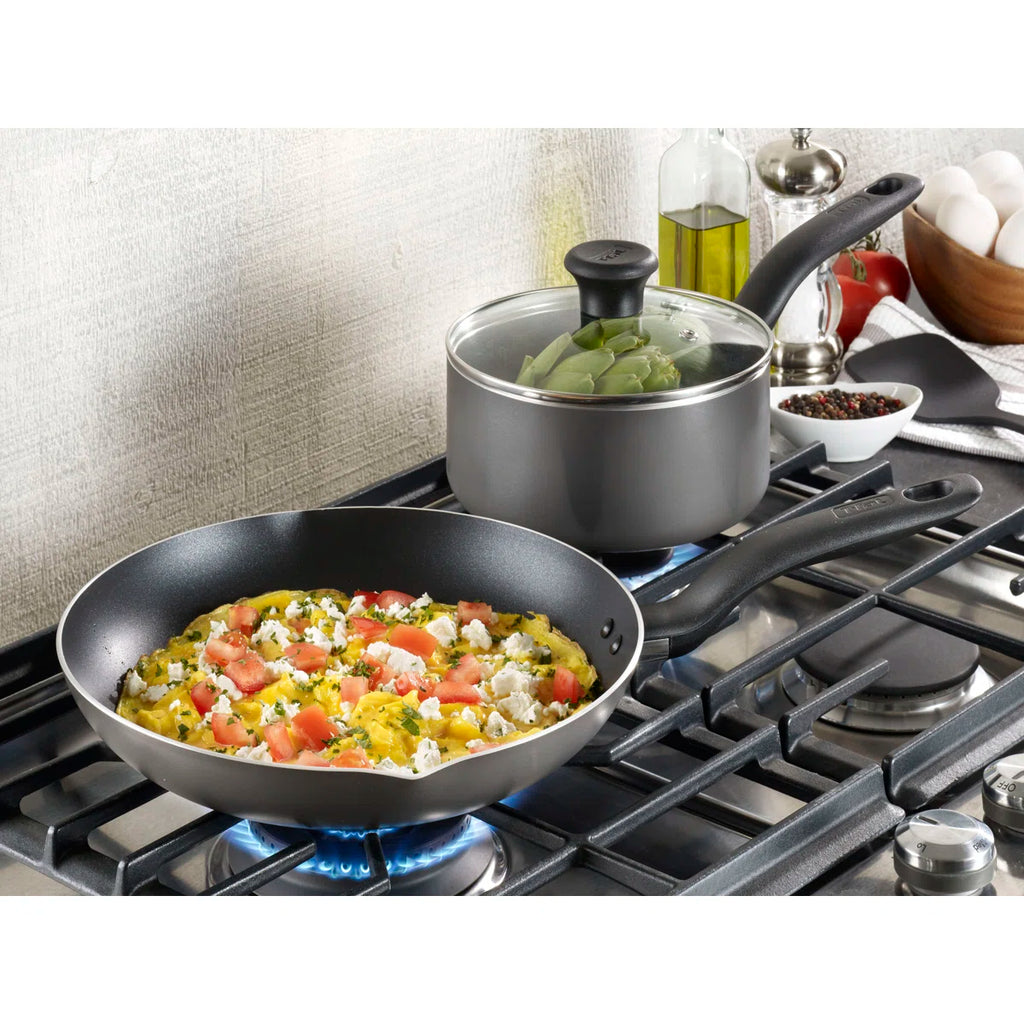 Initiatives 18 Piece Aluminum Nonstick Cookware Set & Cooking Utensils