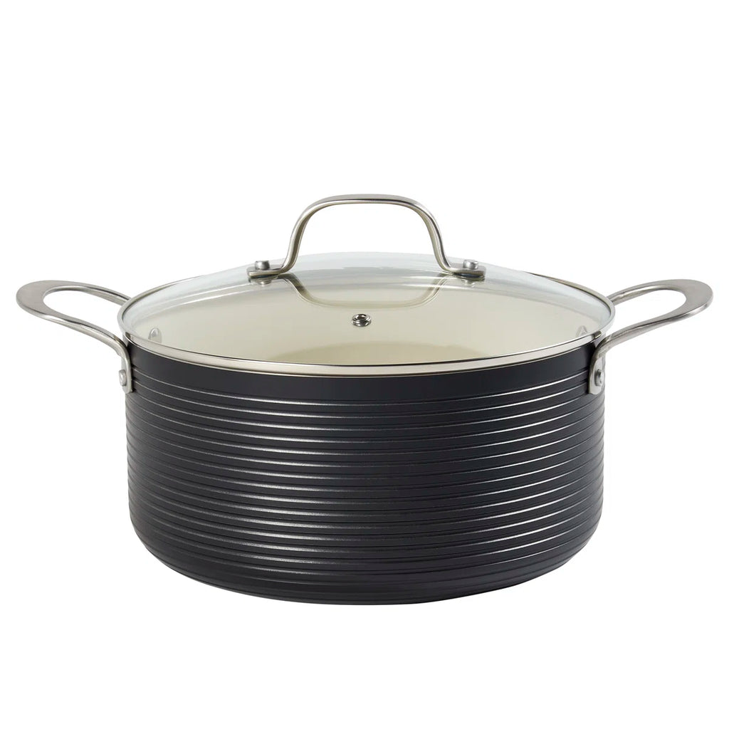 Monaco Cookware 10 - Piece Non-Stick Aluminum Cookware Set