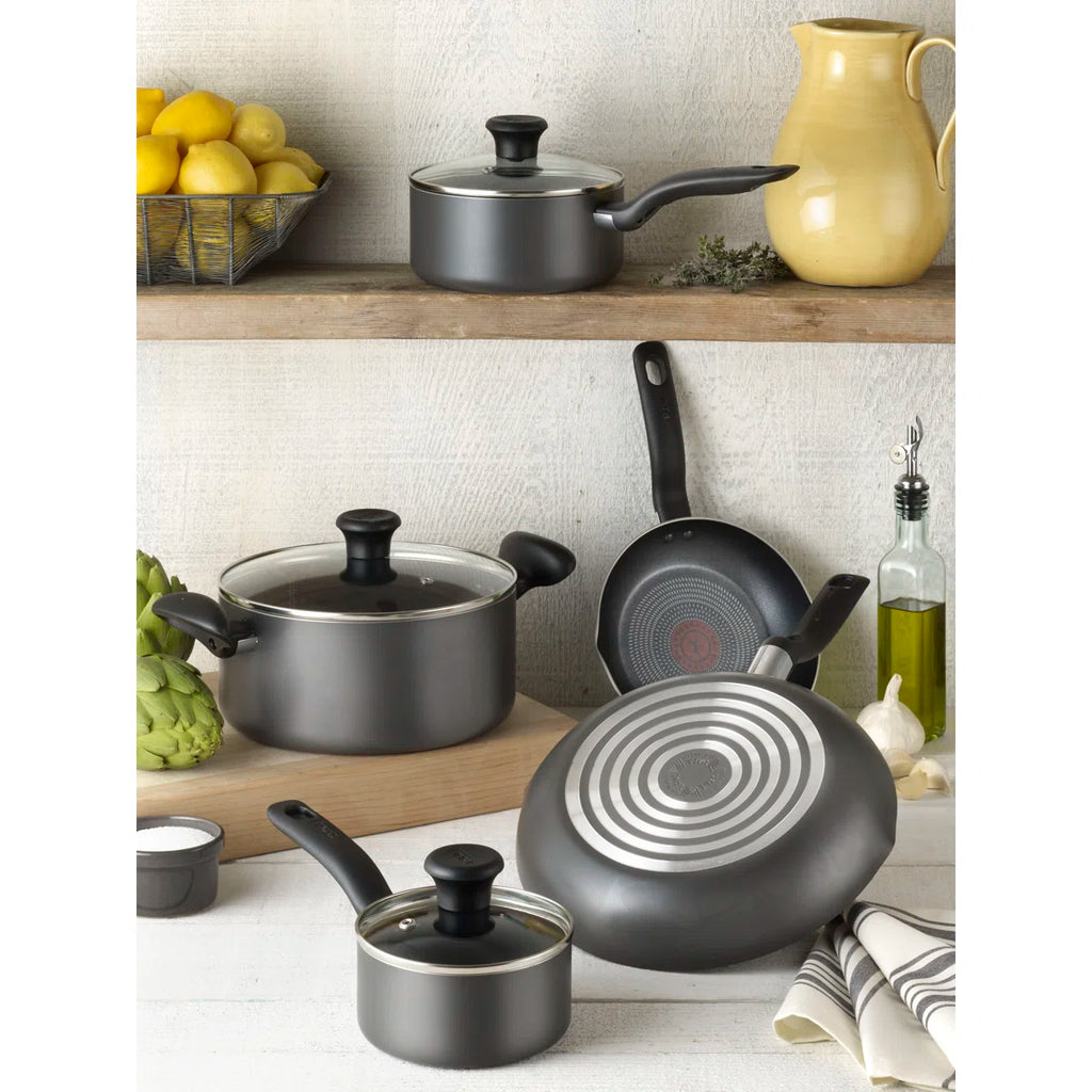 Initiatives 18 Piece Aluminum Nonstick Cookware Set & Cooking Utensils